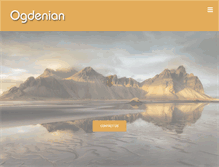 Tablet Screenshot of ogdenian.com